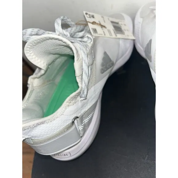 adidas Icon 7 BOOST Baseball Metal Cleats White Silver S23847 Men's Size 7