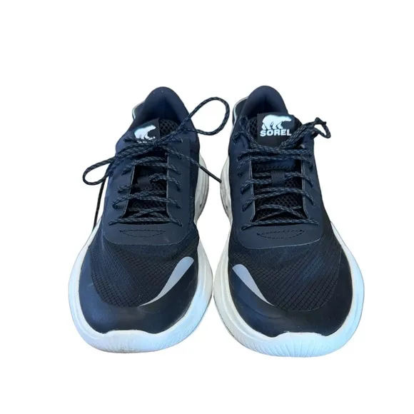 Sorel Explorer Blitz Leisure Lace Tennis Shoes Black Blue Hint Women’s Size 9.5